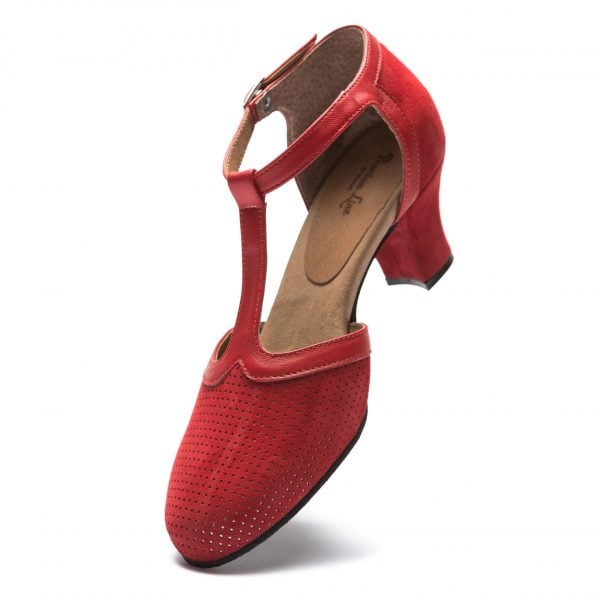 Chaussures Danses Latines Rumpf Amy Rouge – Image 5