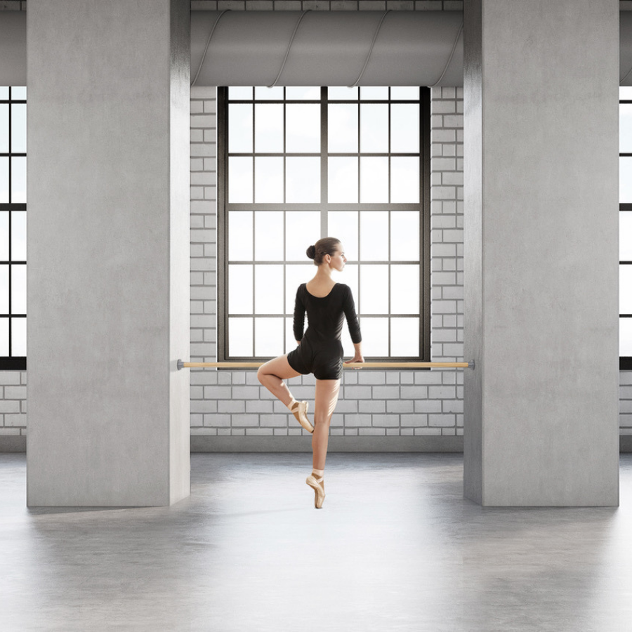 Barre de Danse Professionnelle Zoluko - Réglable en hauteur : 2,24 m à 2,74  m 