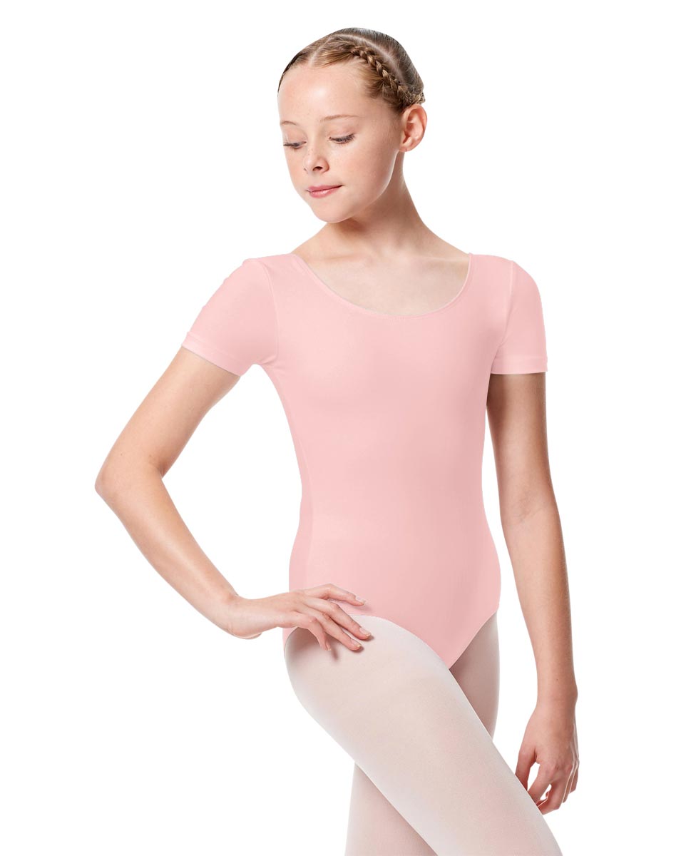 Justaucorps Fillette Manches Courtes Rose – Balletto Dance Shop