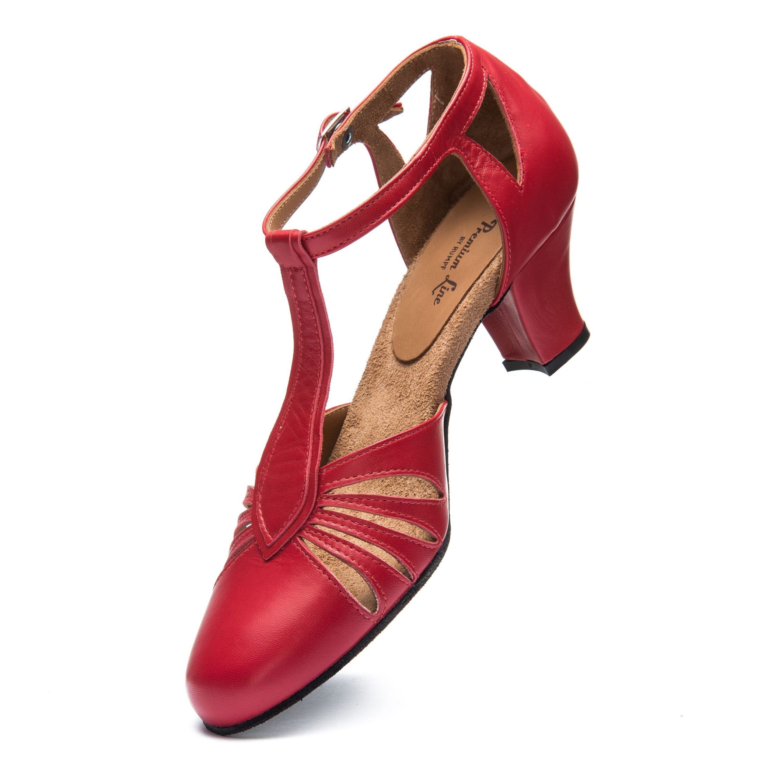 Chaussures Danses Latines Rumpf Gigi Rouge – Balletto Dance Shop