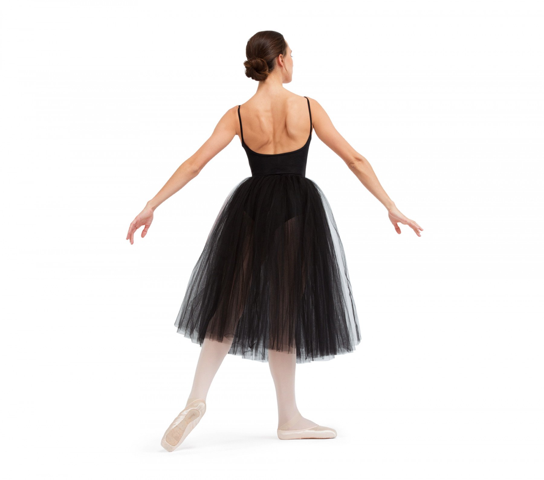 Belle Jupe Tutu De Style Ballet Taille Élastique Longueur Au Genou