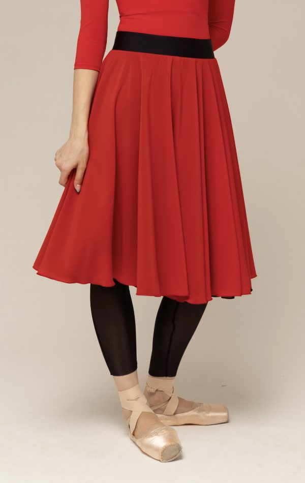 Jupe Réversible Zidans Rouge & Noir – Image 4