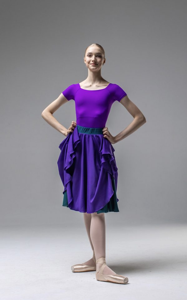 Justaucorps Manches Courtes Zidans Violet – Image 6