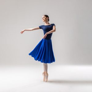 Jupe de répétition de ballet en résille -  France