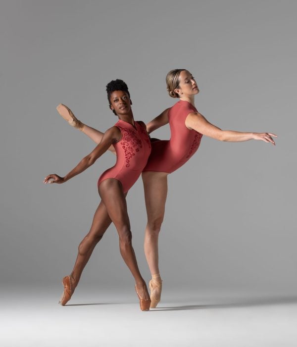 Justaucorps Zippé Ballet Rosa Chablis