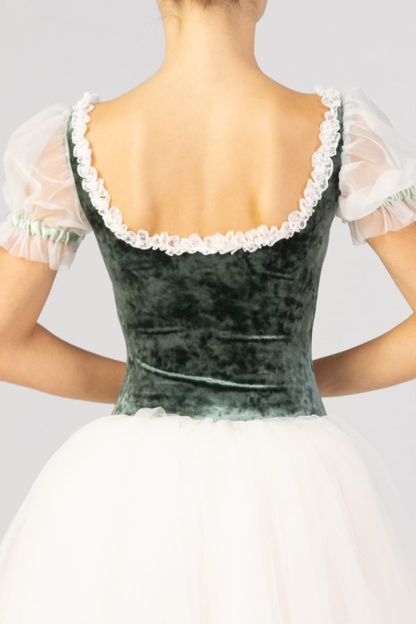 Robe Giselle verte