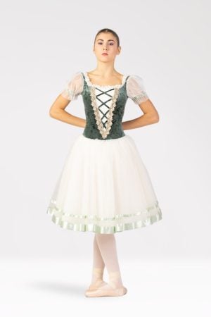 Robe spectacle giselle verte