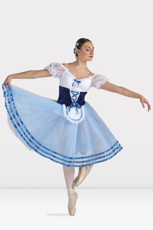 Tutu long Giselle Bleu