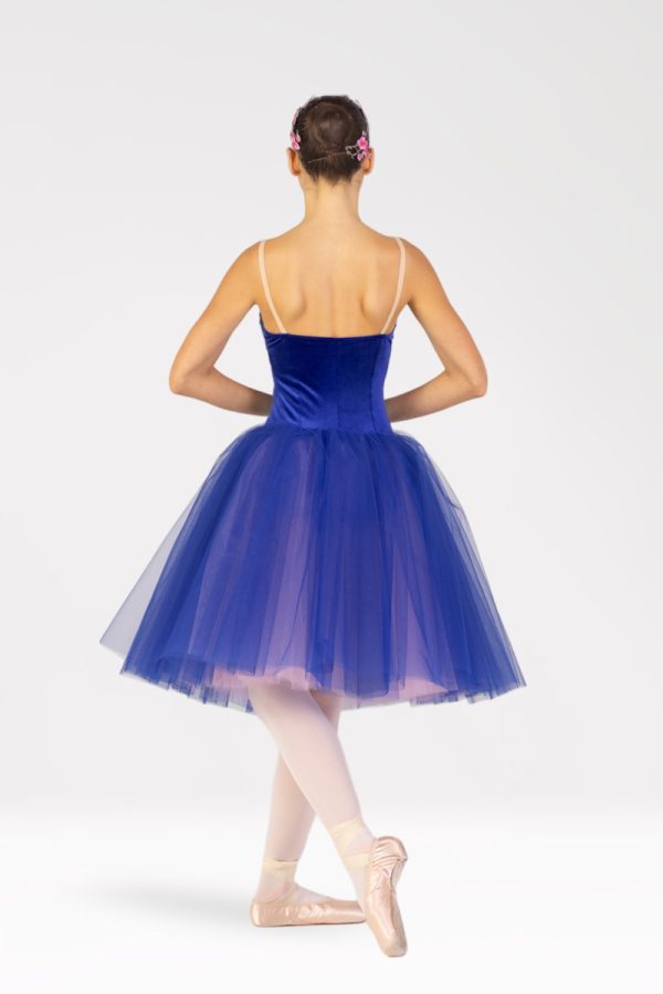Tutu de spectacle bleu royal