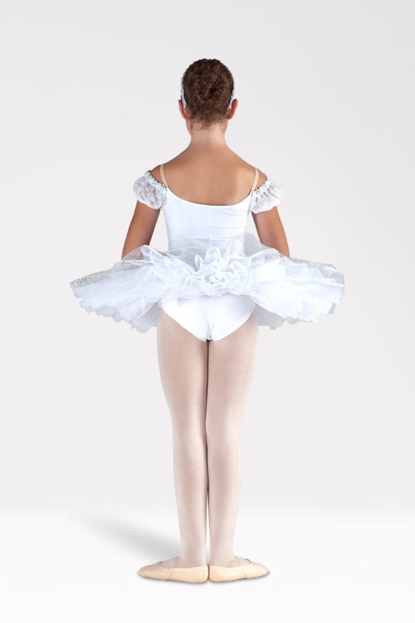 Tutu plateau blanc et argenté Harmony