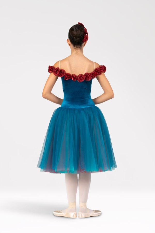 Tutu de concours de danse Encre Bleu