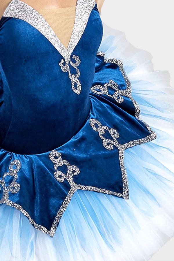 Tutu de Galas Velours Bleu Royal