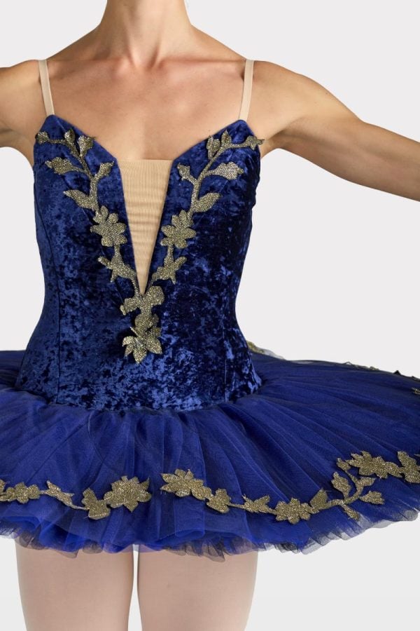 Tutu plateau Harmony velours bleu royal