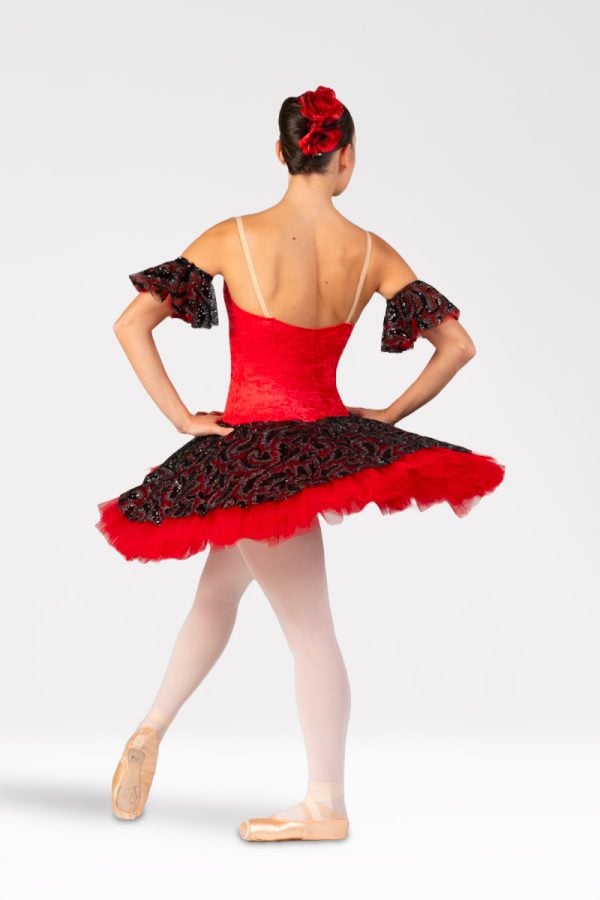 Tutu de spectacle Kitri Rouge et Noir
