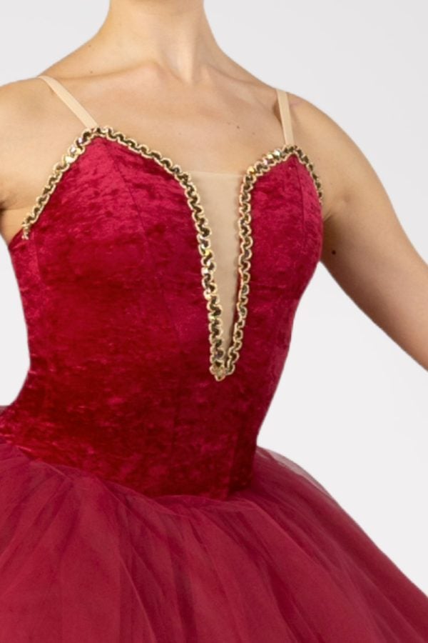 Tutu de spectacles danse Rouge Hermès